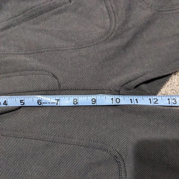 Anthropologie The Hiker Utility Leggings in Gray Cargo Style Ankle Pants XS - Picture 9 of 10